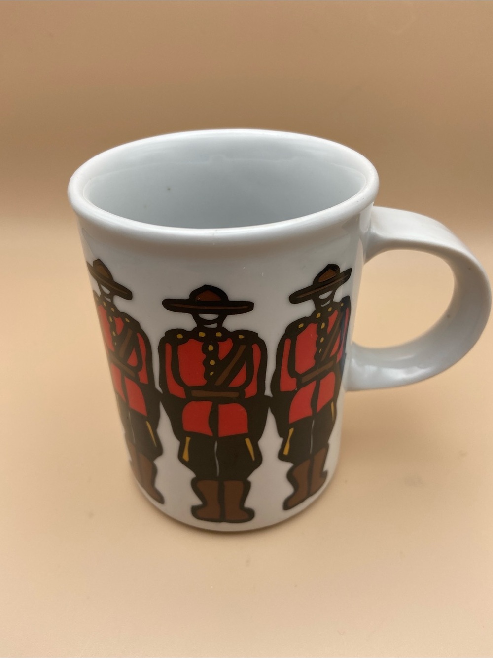 Vintage Marc Tetro RCMP Mug, Royal Canadian Mounted Police Danesco
